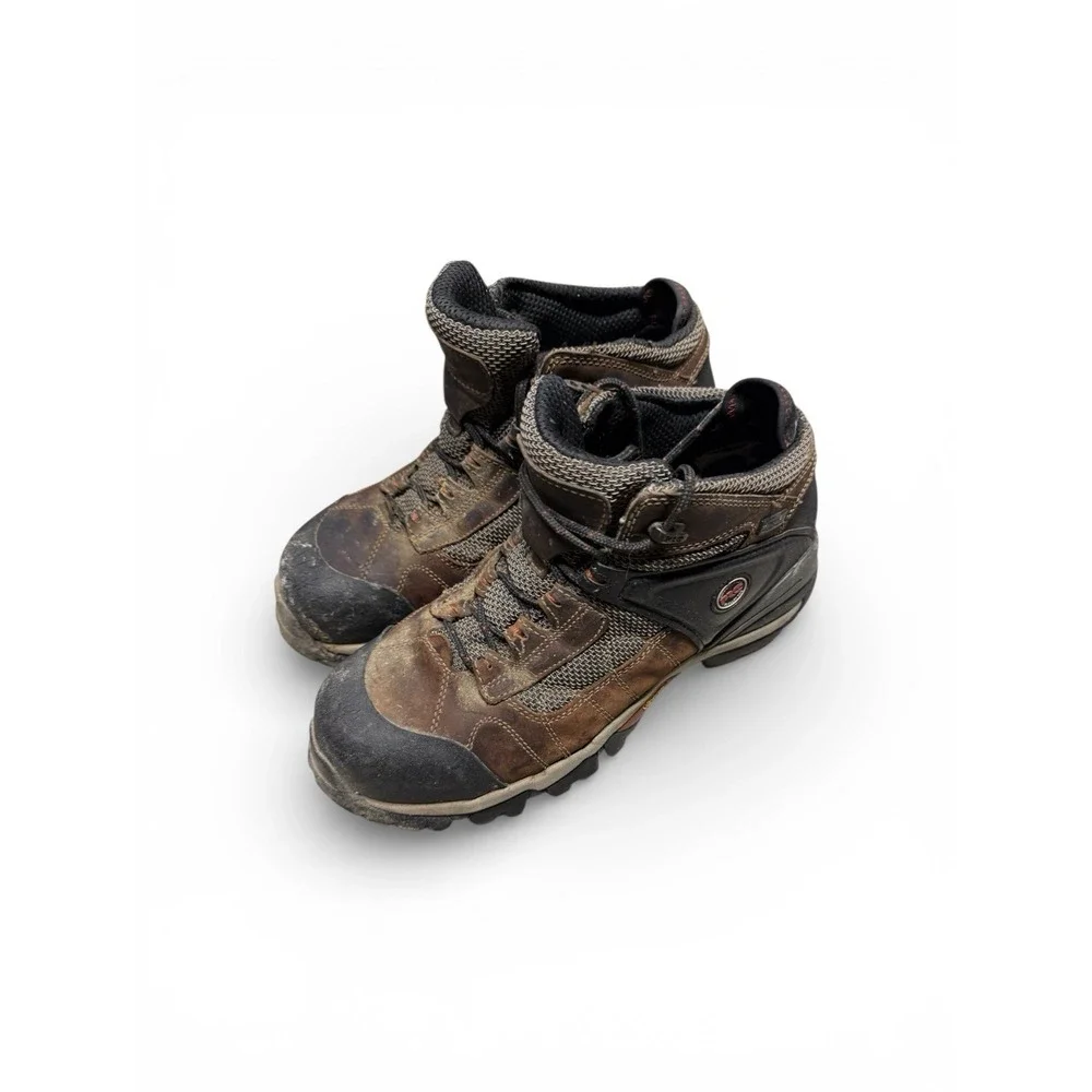 Timberland PRO Brown Hyperion Alloy Toe Waterproof Work Hiker Boot Men's Size 11